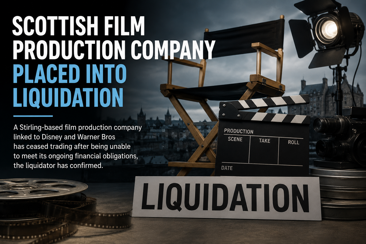 Scottish Film Production Company Placed Into Liquidation